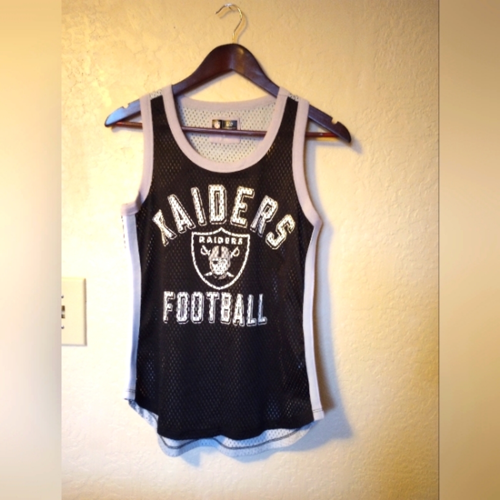 Raiders sleeveless jersey (women's) size small